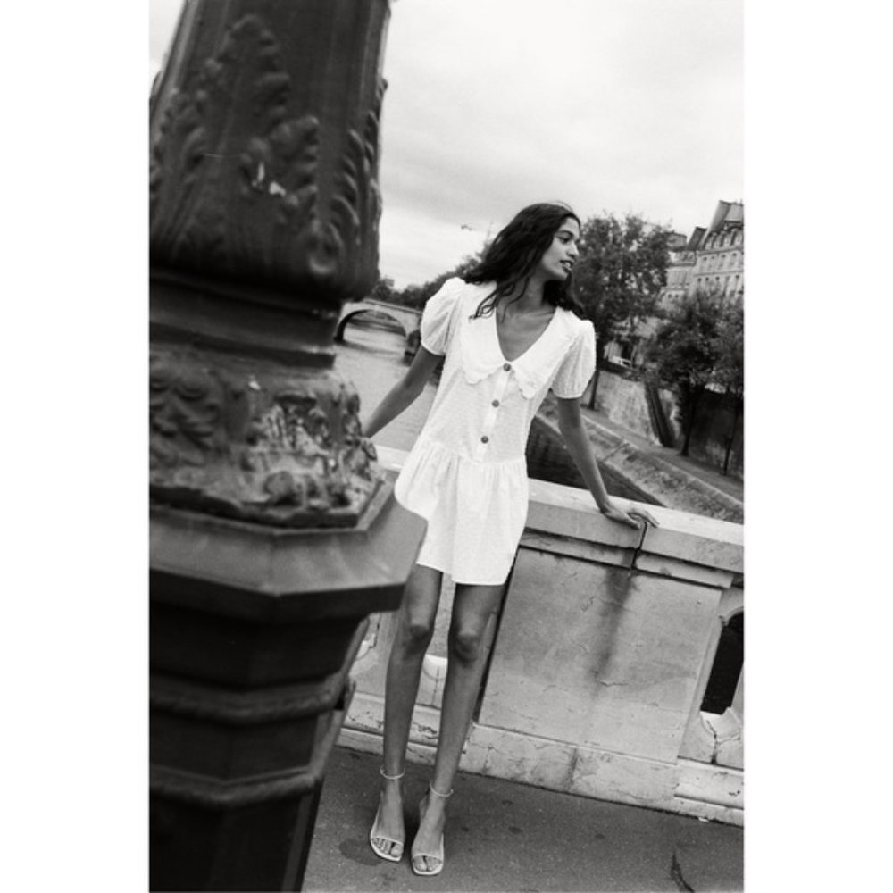 ZARA DOTTED MESH MINI DRESS - REF. 2492/152